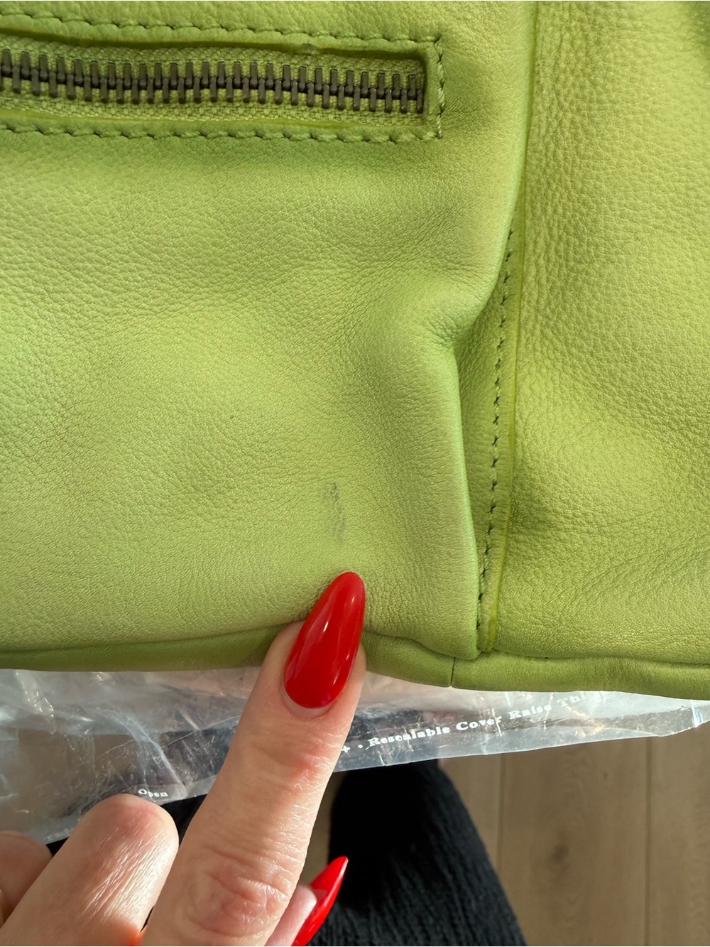Free People matcha baby Emerson Leather Shoulder Bag - Picture 5 of 5